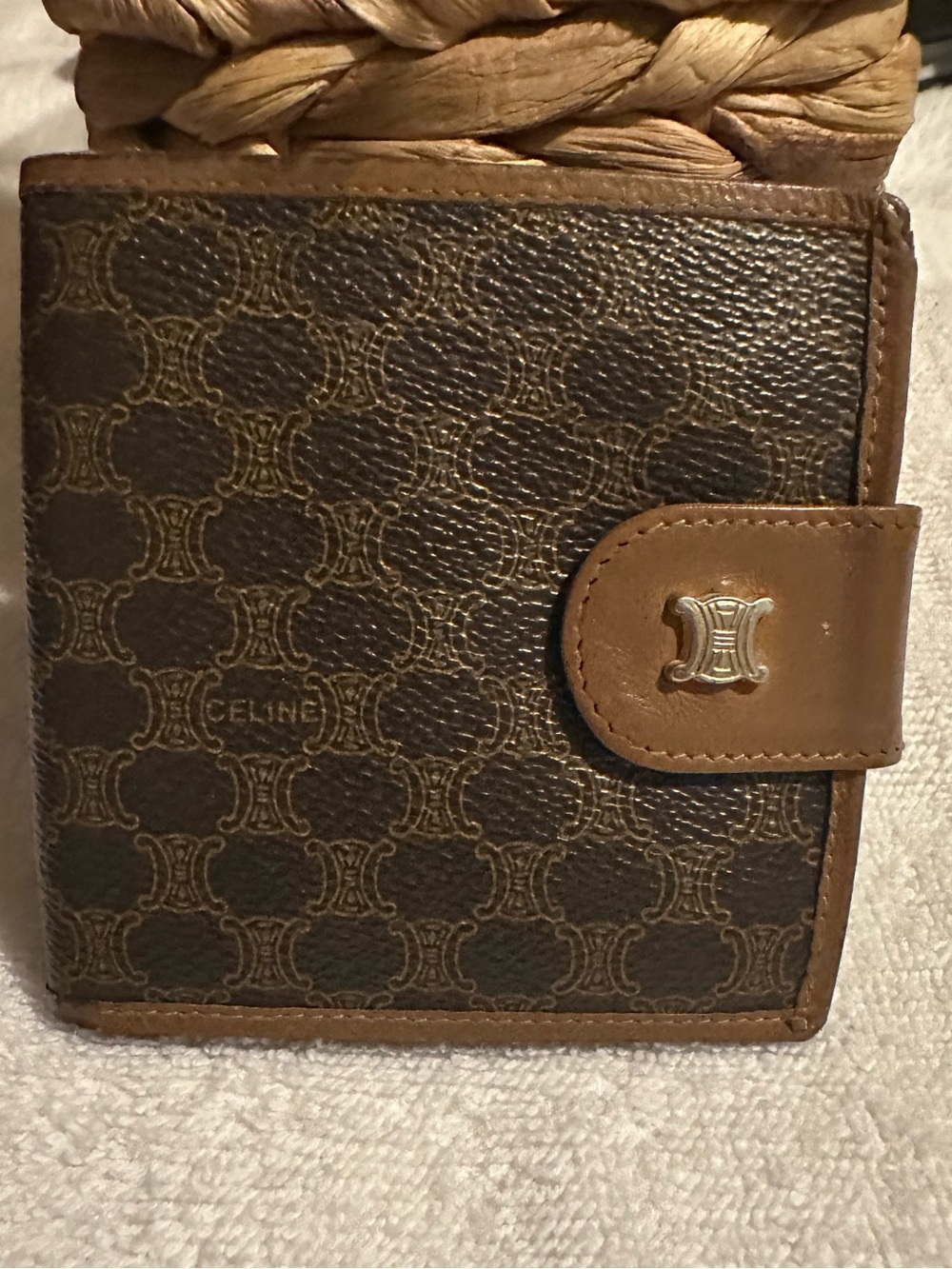 Celine Vintage Macadam Bifold Wallet